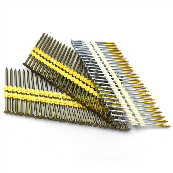 0.135"X 3-1/2 In 21 Degree Plastic Collated Framing Nail For Industry