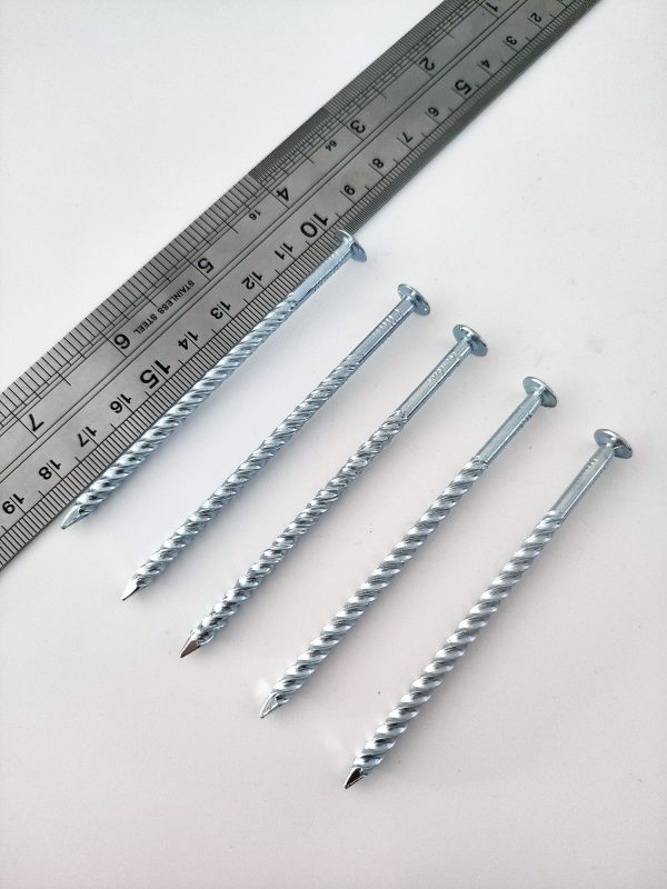 Galvanized Assembly Roofing Nails With Plastic Cap - Image 5